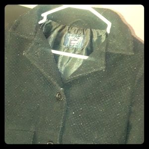 EUC Children's place black pea coat size 14